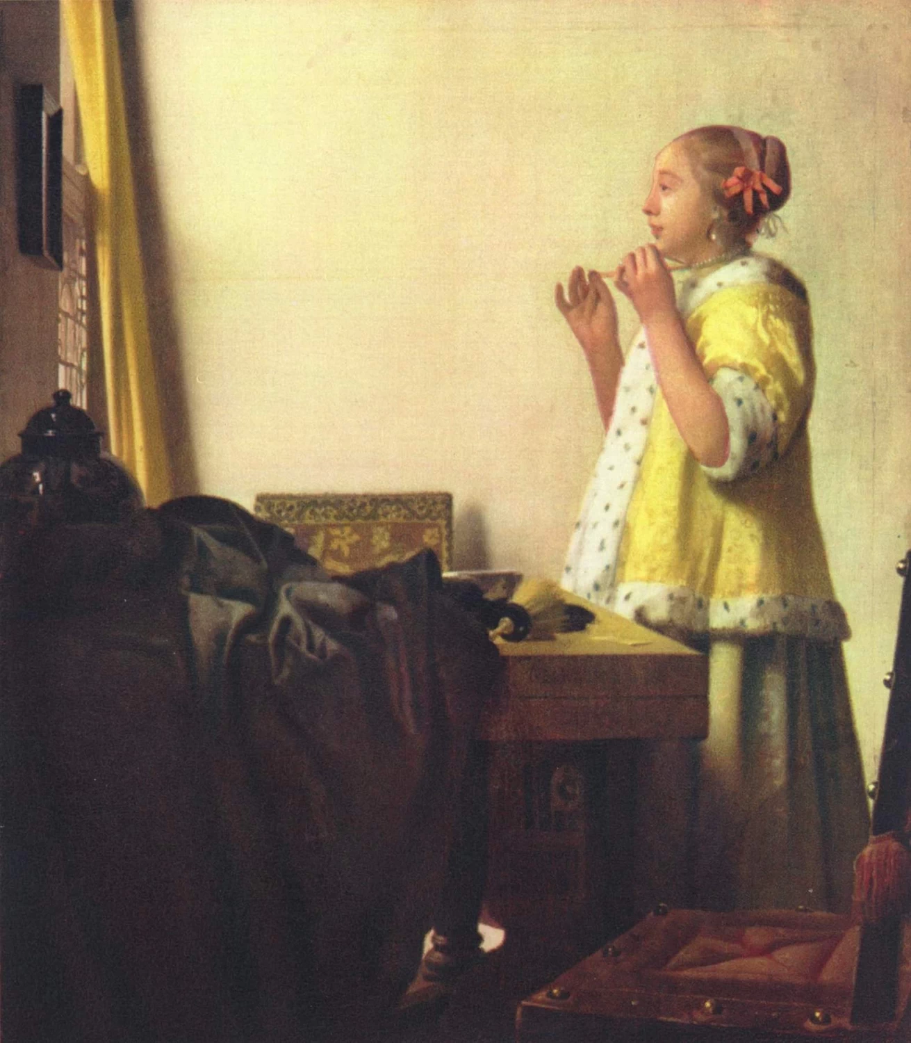 Giovane donna con collana di perle - Gemäldegalerie, Tiergarten